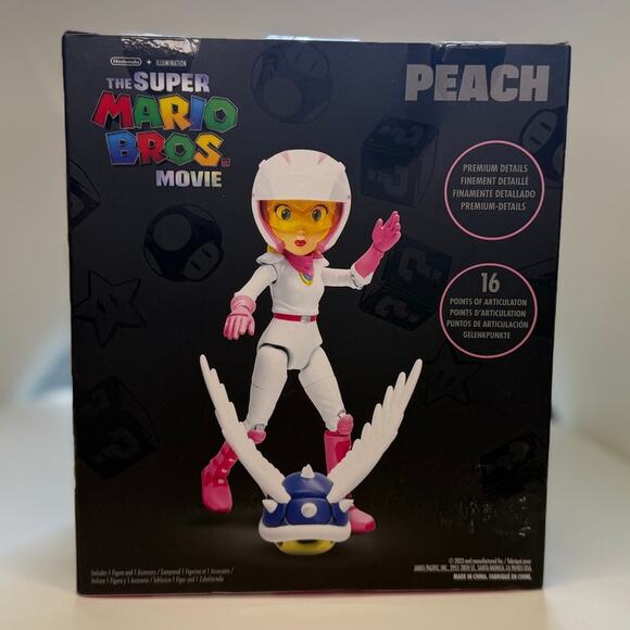 Super Mario Bros. Movie Peach 5 Inch Action Figure - Picture 4 of 5